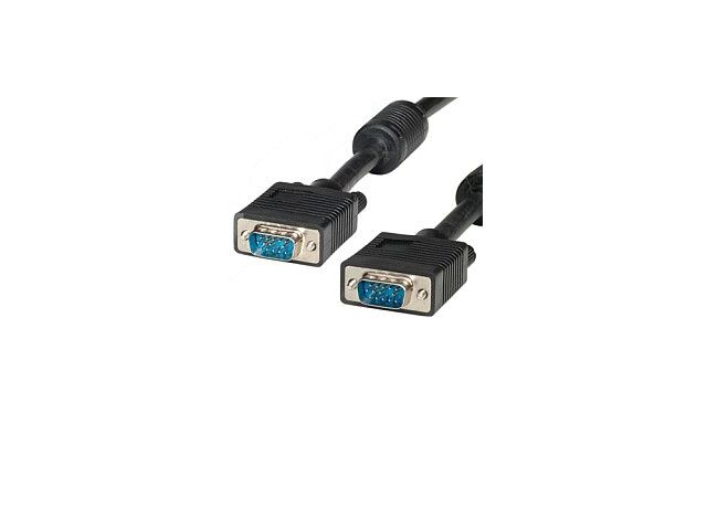 Video kabel ROLINE VGA(m) na VGA(m), 20m, HD15, crni