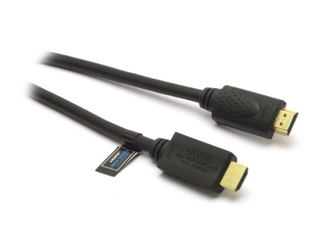 Video kabel G&BL, HDMI - HDMI, sa Ethernet kanalom, 1 m, crni