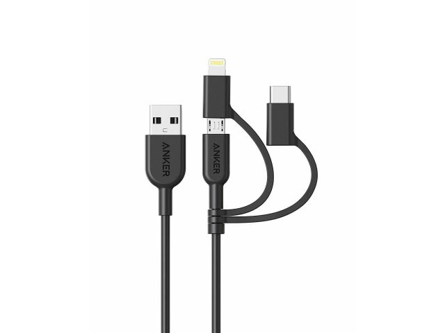 Kabel ANKER PowerLine II, USB-C na USB-C 3.1, 0,9m, crni