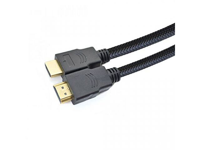 Video kabel TRANSMEDIA High Speed HDMI  with Ethernet 2m gold plugs, 4K
