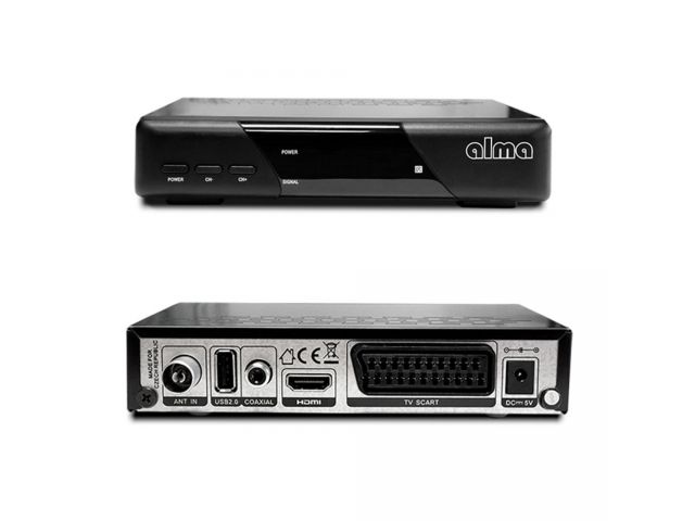 Digitalni prijemnik ALMA 2820  DVB-T2, MPEG2/MPEG4, H.265