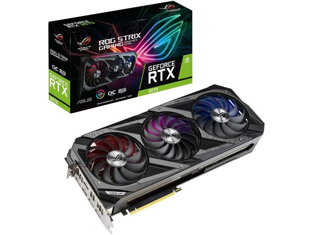 Grafička kartica ASUS nVidia GeForce ROG-STRIX-RTX3070-O8G-GAMING, 8 GB GDDR6, non-LHR