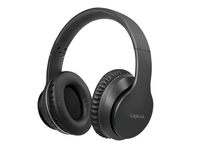 Slušalice + mikrofon LOGILINK BT0053, naglavne, Bluetooth V5.0, Active Noise Canceling, crne