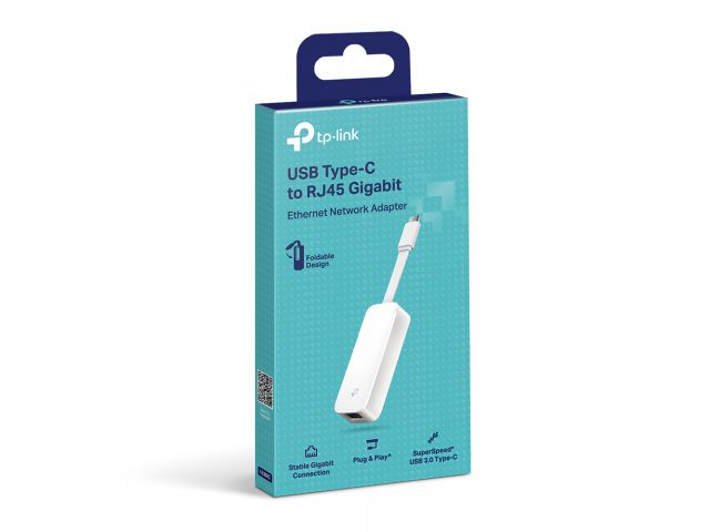 Mrežni adapter TP-LINK UE300C, USB 3.0 Type-C -> Gigabit Ethernet Adapter