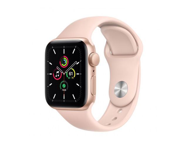 Pametni sat APPLE Watch SE GPS, 40mm, Gold Aluminium Case with Pink Sand Sport Band, Regular (mydn2vr/a)