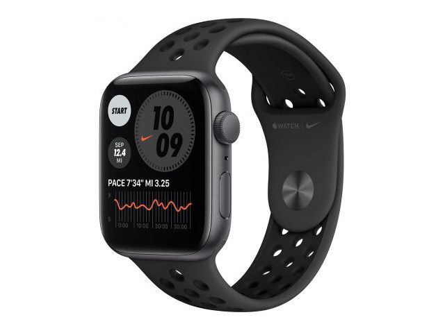 Pametni sat APPLE Watch Nike SE GPS, 44mm, Space Gray Aluminium Case with Anthracite/Black Nike Sport Band, Regular (myyk2vr/a)