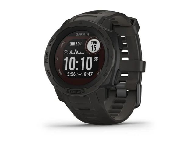 Pametni sat GARMIN Instinct Solar, 45mm, GPS, Graphite (010-02293-00)