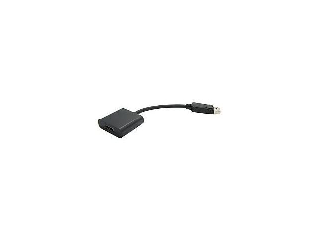 Video adapter ROLINE VALUE DisplayPort DP(m) na HDMI(ž) v1.2, 0.15m, crna