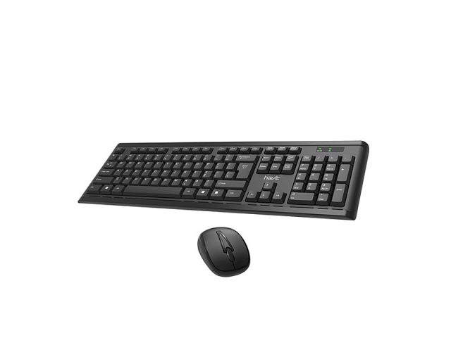 Tipkovnica + miš HAVIT HV-KB653GCM, bežična, USB, crna
