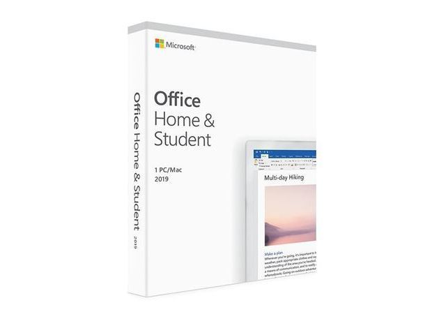 Programski paket MICROSOFT Office Home & Student 2019, HR, za PC i Mac, Medialess, 79G-05055/79G-05145