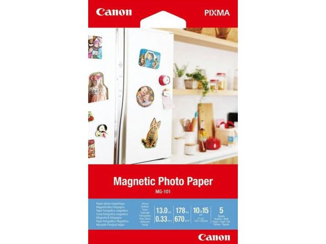 Foto papir CANON MG-101 10x15, 5 listova, magnetski