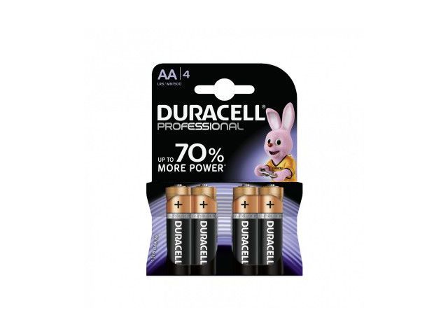Jednokratna baterija DURACELL PROFESSIONAL AA, 4kom