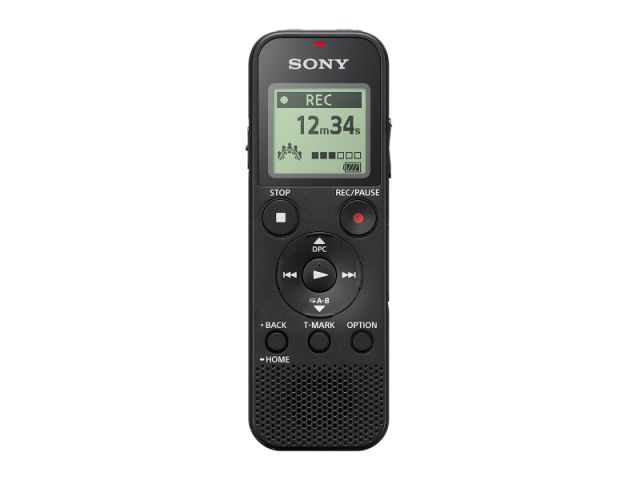 Digitalni diktafon SONY ICD-PX370, 4GB, MP3, USB, crni