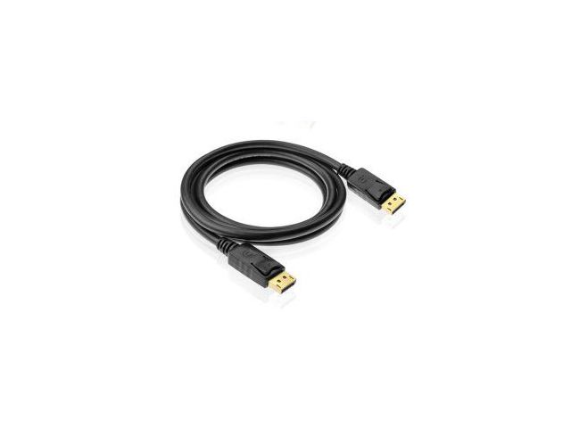 Kabel MS DP - DP M/M 2m, crni