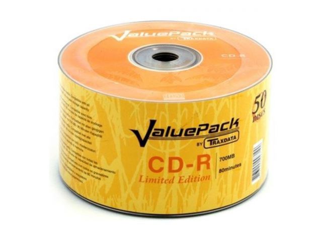 CD-R medij TRAXDATA, 700 MB, 52x, 50 kom, spindle, VALUEPACK