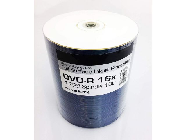 DVD-R medij TRAXDATA,4.7 GB, 16 x, 100 kom, spindle, bijeli, full printable