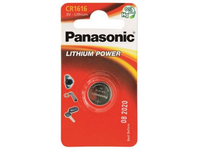 Jednokratna baterija PANASONIC CR-1616EL, 3V, Lithium Coin