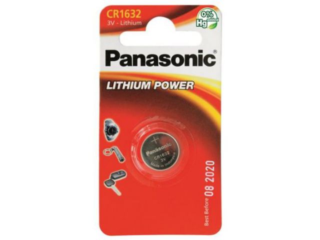 Jednokratna baterija PANASONIC CR-1632EL, 3V, Lithium Coin