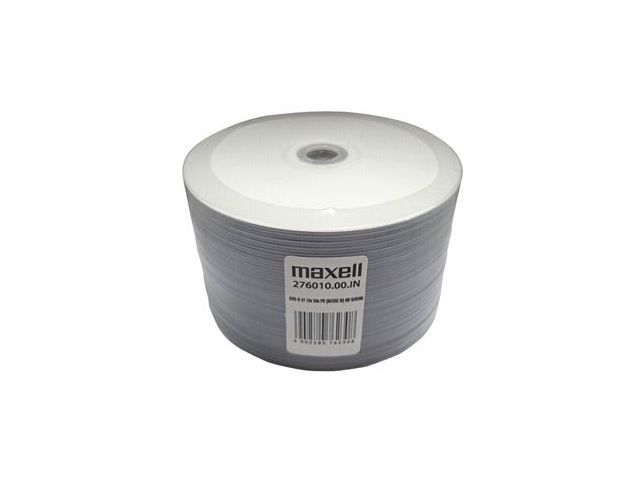 DVD-R medij MAXELL 16x 4.7GB 50 kom shrink printable