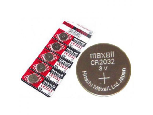 Jednokratna baterija MAXELL CR2032, 3V, 5 kom