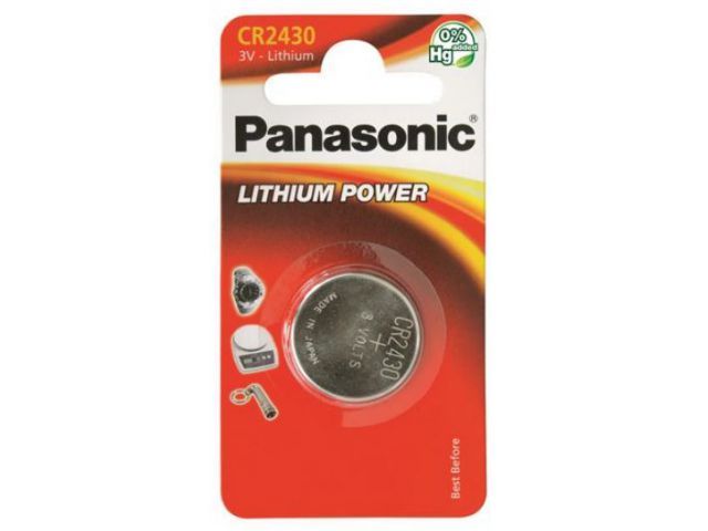 Jednokratna baterija PANASONIC CR-2430EL, 3V, Lithium Coin