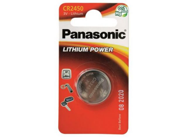 Jednokratna baterija PANASONIC CR-2450EL, 3V, Lithium Coin