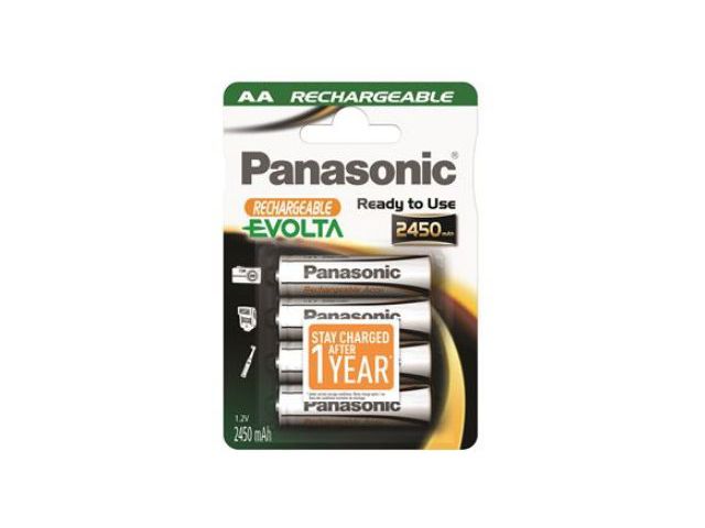 Punjiva baterija PANASONIC HHR-3XXE, AA, 2450mAh, Evolta, 4kom