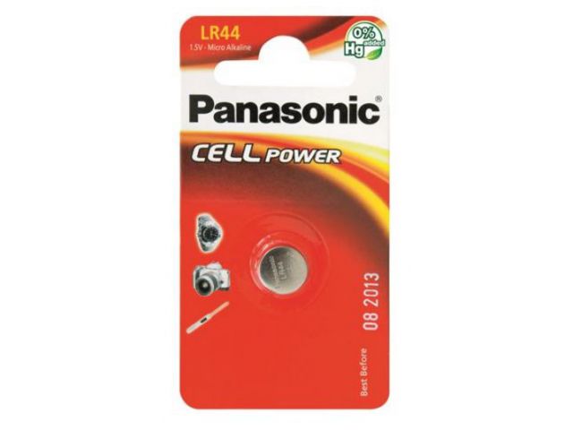 Jednokratna baterija PANASONIC LR-44EL, 1.5V, Micro Alkaline