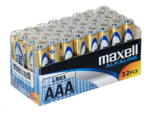 Jednokratna baterija MAXELL LR-6/AA, alkalna, 32 kom shrink