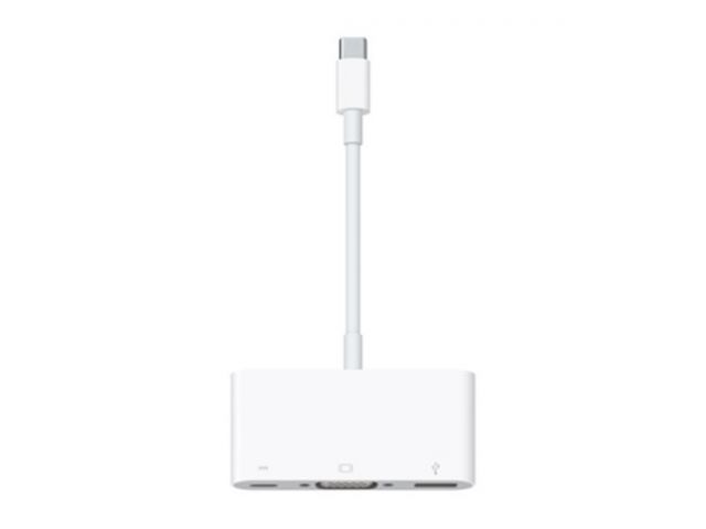 Video adapter APPLE USB-C VGA Multiport adapter, USB-C -> USB-C, VGA i USB (mj1l2zm/a)