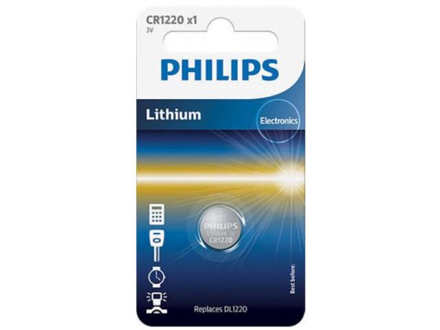 Jednokratna baterija PHILIPS CR1220