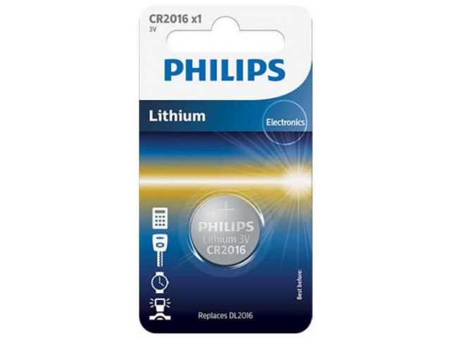 Jednokratna baterija PHILIPS CR2016