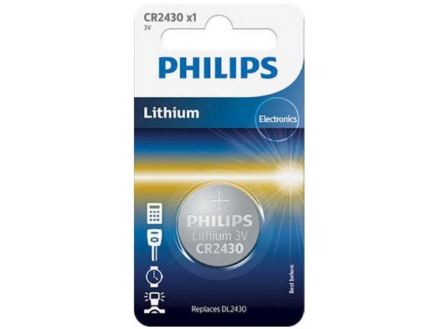 Jednokratna baterija PHILIPS CR2430