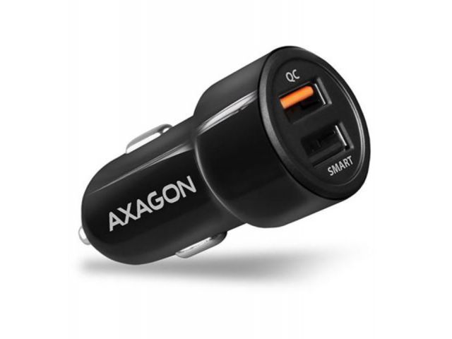 Auto punjač AXAGON PWC-QC5 Smart, QC3.0, 30W, crni