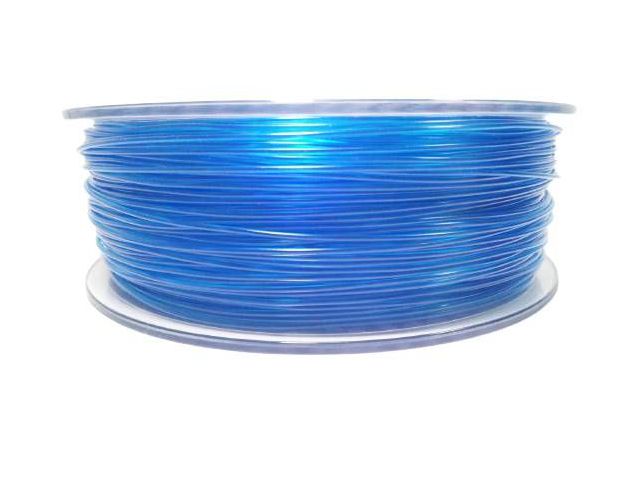 Filament za 3D printer, PET-G, 1.75 mm, 1kg, prozirno plavi