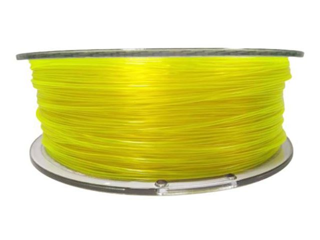 Filament za 3D printer, PET-G, 1.75 mm, 1kg, prozirno žuti