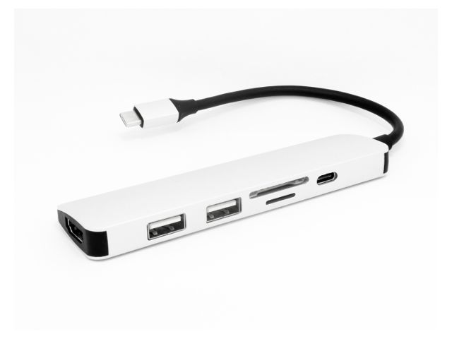 USB HUB ASONIC USB Tip C na HDMI, USB 3.0/Tip C, SD čitač