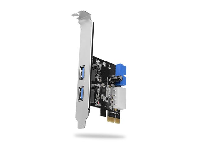 Kontroler AXAGON PCEU-232VL, PCI-E Adapter USB 3.2 Gen1 x4 (2x front + 2x internal)