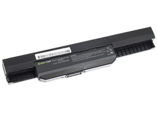 Baterija za laptop GREEN CELL (AS05) baterija 6600 mAh, 10.8V (11.1V) A32-K53 za Asus K53/ K53E/ K53S/ K53SV/ X53/ X53S/ X53U/ X54/ X54C/ X54H 