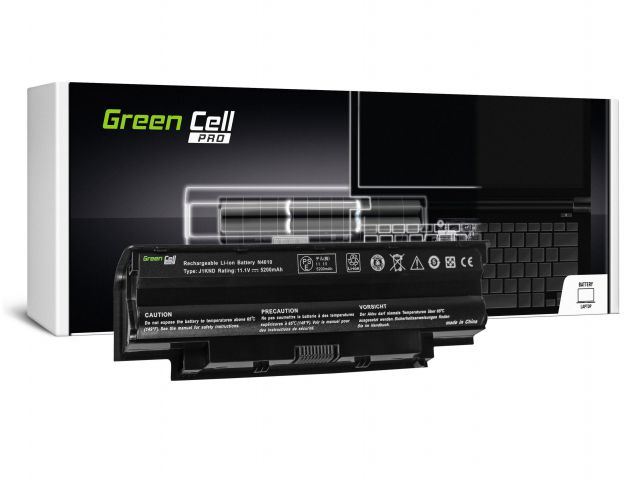 Baterija za laptop GREEN CELL PRO (DE01PRO) baterija 5200 mAh, 10.8V (11.1V) J1KND za Dell Inspiron 15 N5010 15R N5010 N5010 N5110 14R N5110 3550 Vostro 3550