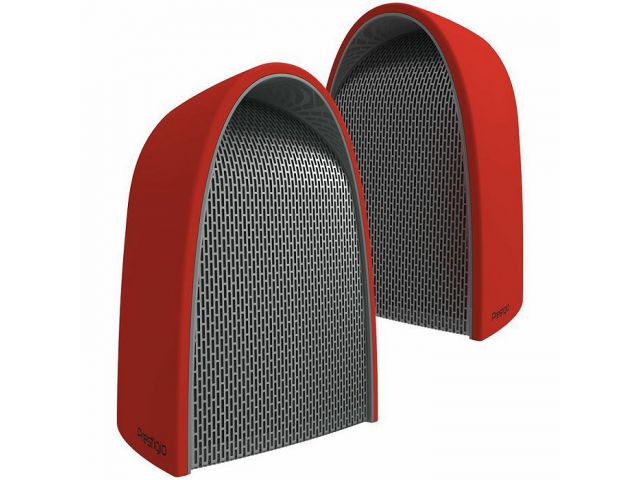Bluetooth zvučnici PRESTIGIO Supreme, 2-in-1, magnetni, TWS, 1000mAH battery,Type-C port, crveni