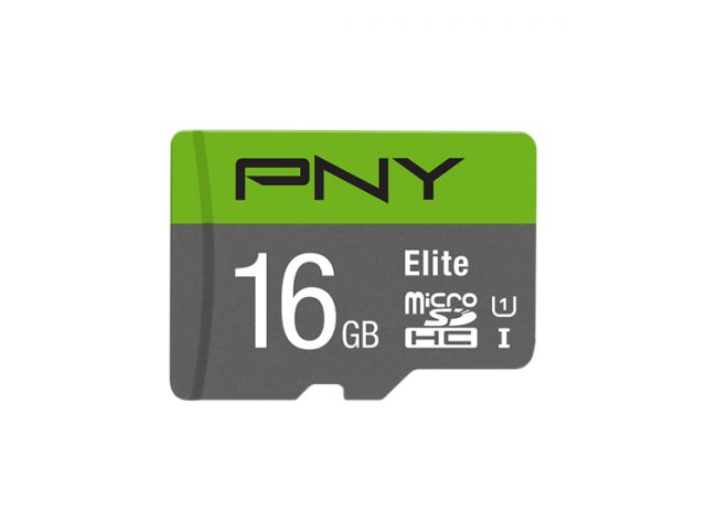 Memorijska kartica MicroSDHC 16GB PNY  Elite, klasa brzine U1, s adapterom