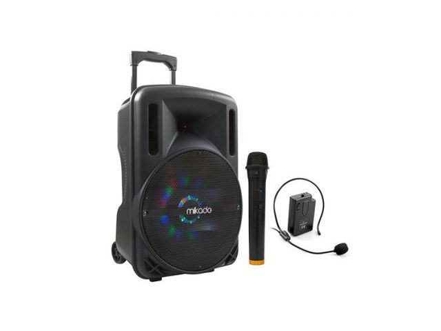 Bluetooth zvučnik, karaoke MIKADO MD-85KP, mikrofon, bežični mikrofon za glavu