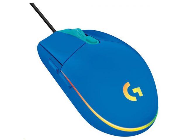 Miš LOGITECH G102 LIGHTSYNC, žični, gaming RGB, plavi (910-005801)