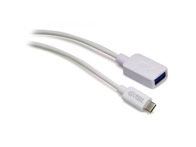 Kabel G&BL, USB C (m) - USB A 3.0 (ž), 0.5 m, bijeli