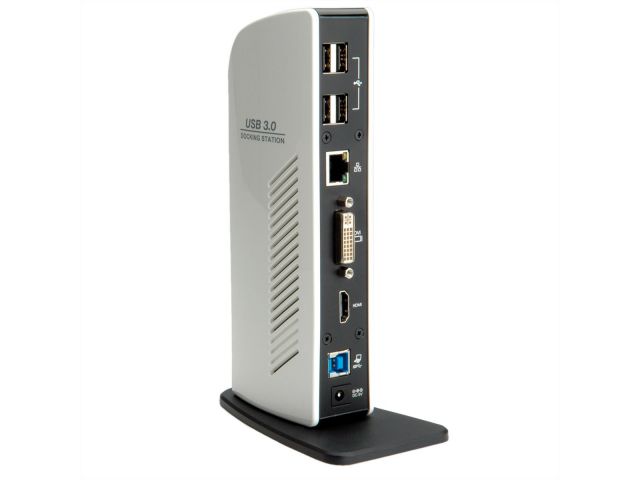 Docking stanica ROLINE Dual Head B&W, USB3.0