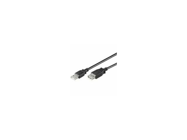 Kabel NAVIATEC USB 2.0 A - A, m/ž, 5m, produžni, crni