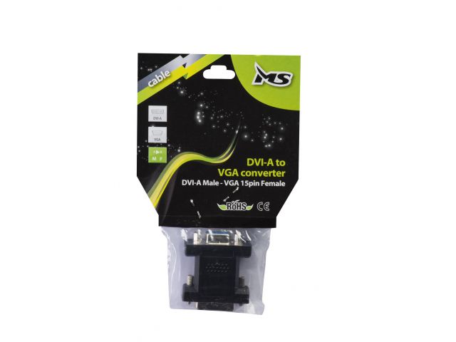 Video adapter MS INDUSTRIAL DVI-A (m) na VGA(ž), crni