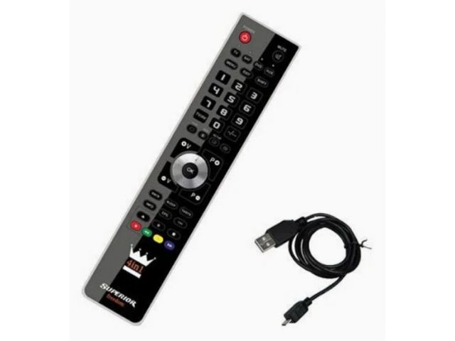 Daljinski upravljač SUPERIOR, USB, 4u1, crni