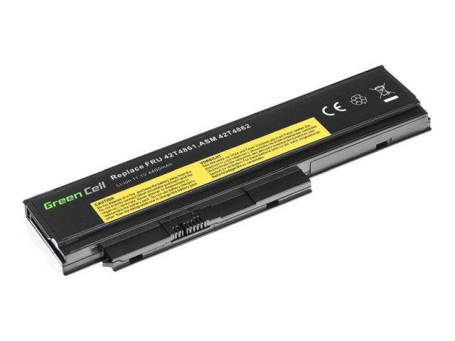 Baterija za laptop GREEN CELL (LE63)  4400 mAh,10.8V (11.1V) 42T4861 za IBM Lenovo ThinkPad X220 X230